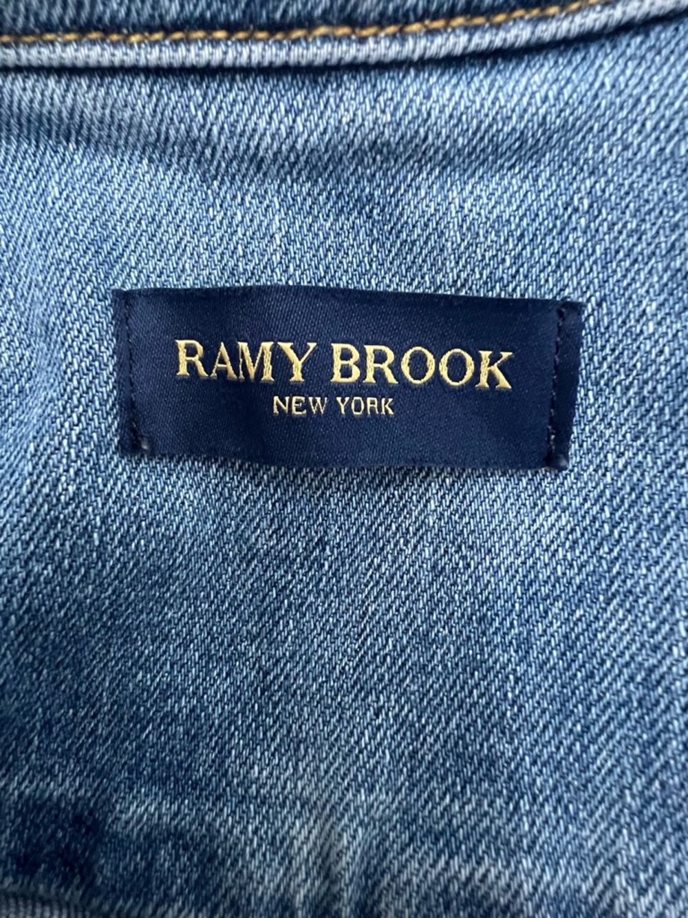 Ramy Brook Tunechi Denim Dress - Light Wash. Women’s 28. - Picture 7 of 10